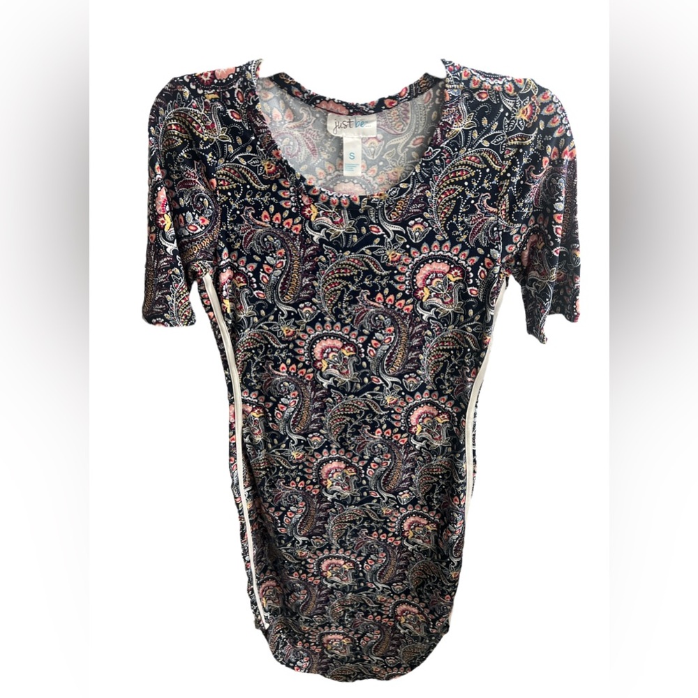 Just Be Multicolor Paisley Women's Blouse